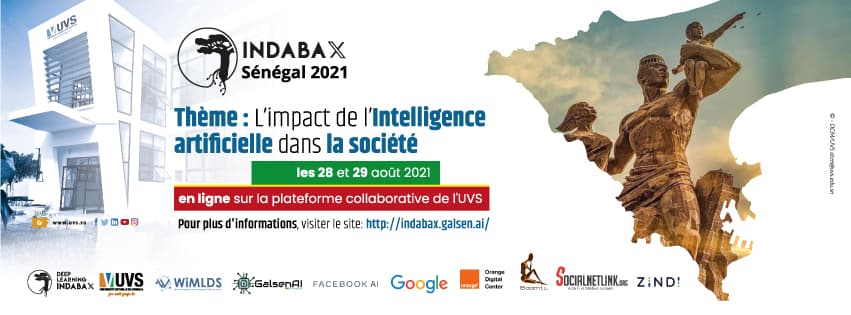 Affiche d'IndabaX Sénégal 2021